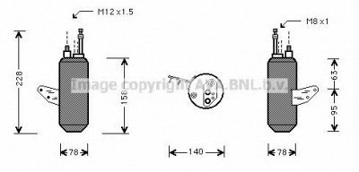 AVA QUALITY COOLING fdd297 -  Осушитель, кондиционер